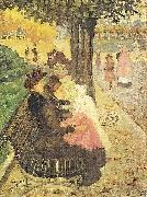 Maurice Prendergast The Tuileries Gardens oil on canvas